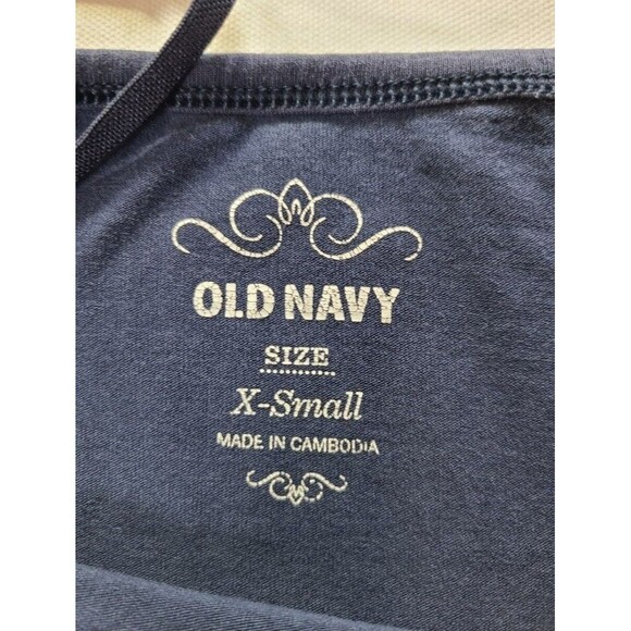 2-Pack Lace Trim Camisoles Rue21 Cream L & Old Navy Blue XS Spaghetti Strap - Picture 3 of 9